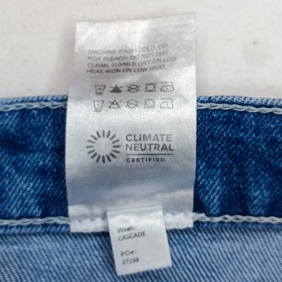 Reformation Sunny Denim Part Of Two Piece Set – Jean Bottom Size 12 Wide Leg - Picture 10 of 16